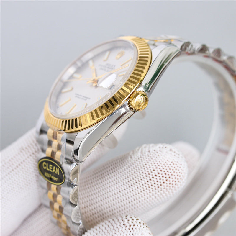 Datejust 126334-0015 White Dial 41mm&36mm Watch 4
