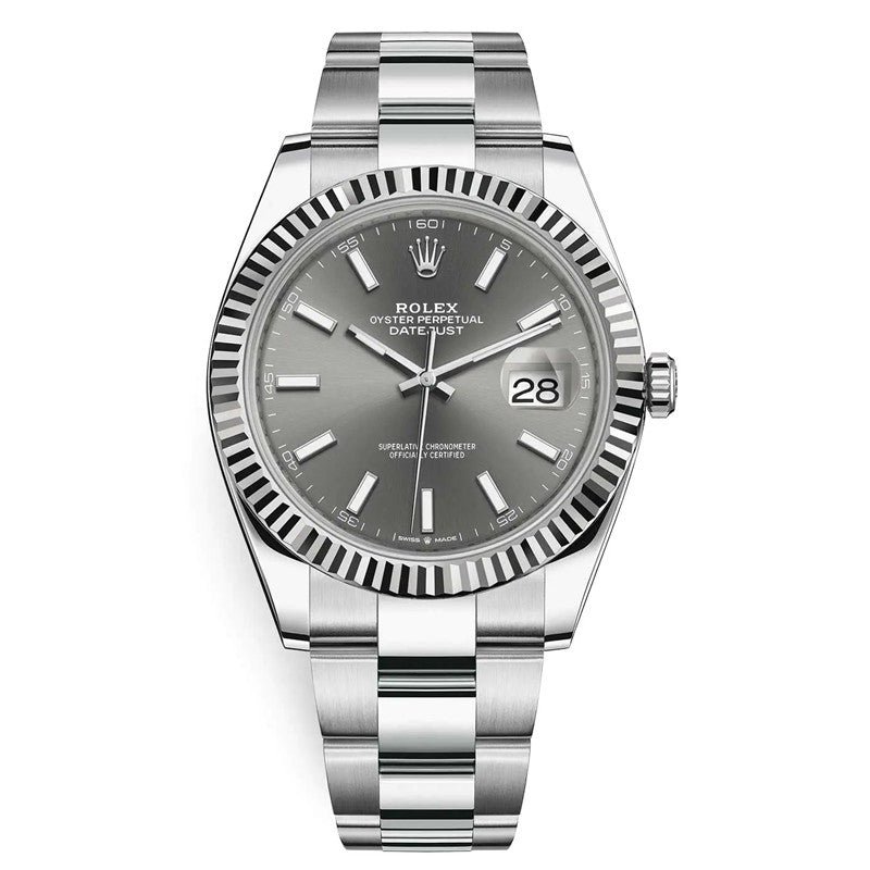 Datejust 126334 Dark Rhodium 41mm and 36mm Stainless Steel Watch 2