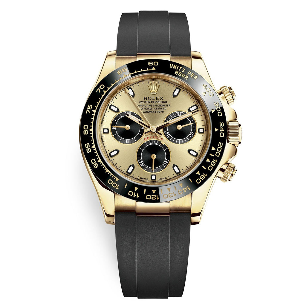 Cosmograph Daytona M116518ln-0048 Champagne Black Oysterflex 40mm Watch 1
