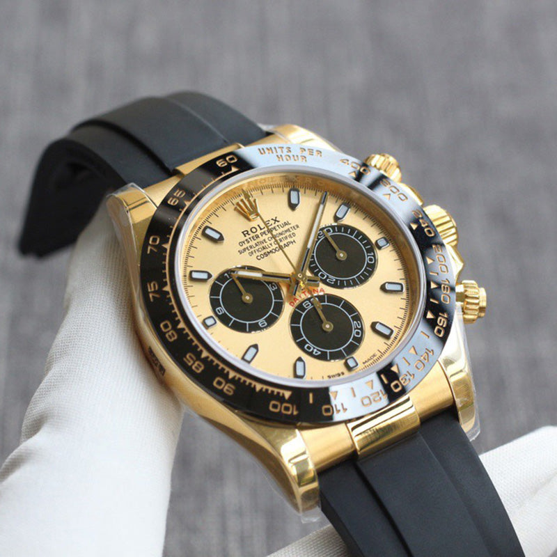 Cosmograph Daytona M116518ln-0048 Champagne Black Oysterflex 40mm Watch 6