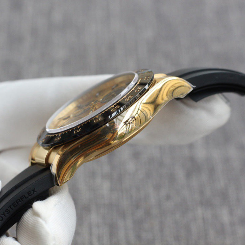 Cosmograph Daytona M116518ln-0048 Champagne Black Oysterflex 40mm Watch 8