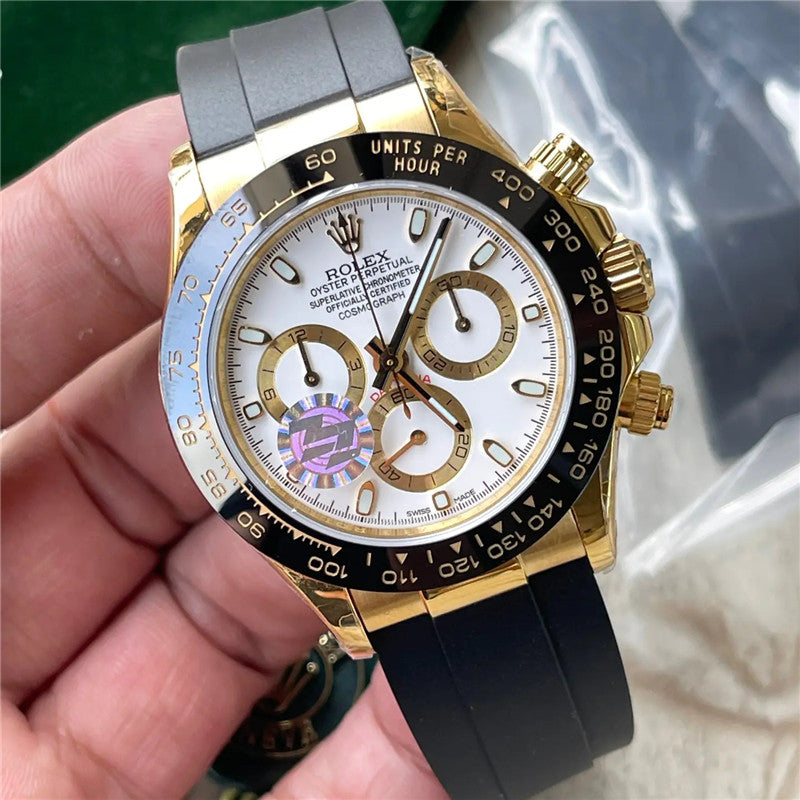 Cosmograph Daytona 116518LN White Dial 40mm Watch 3