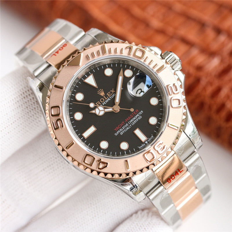 Yacht Master 116621 Black Pink 40mm Watch 2