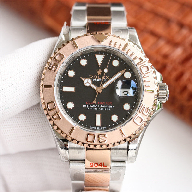 Yacht Master 116621 Black Pink 40mm Watch 3