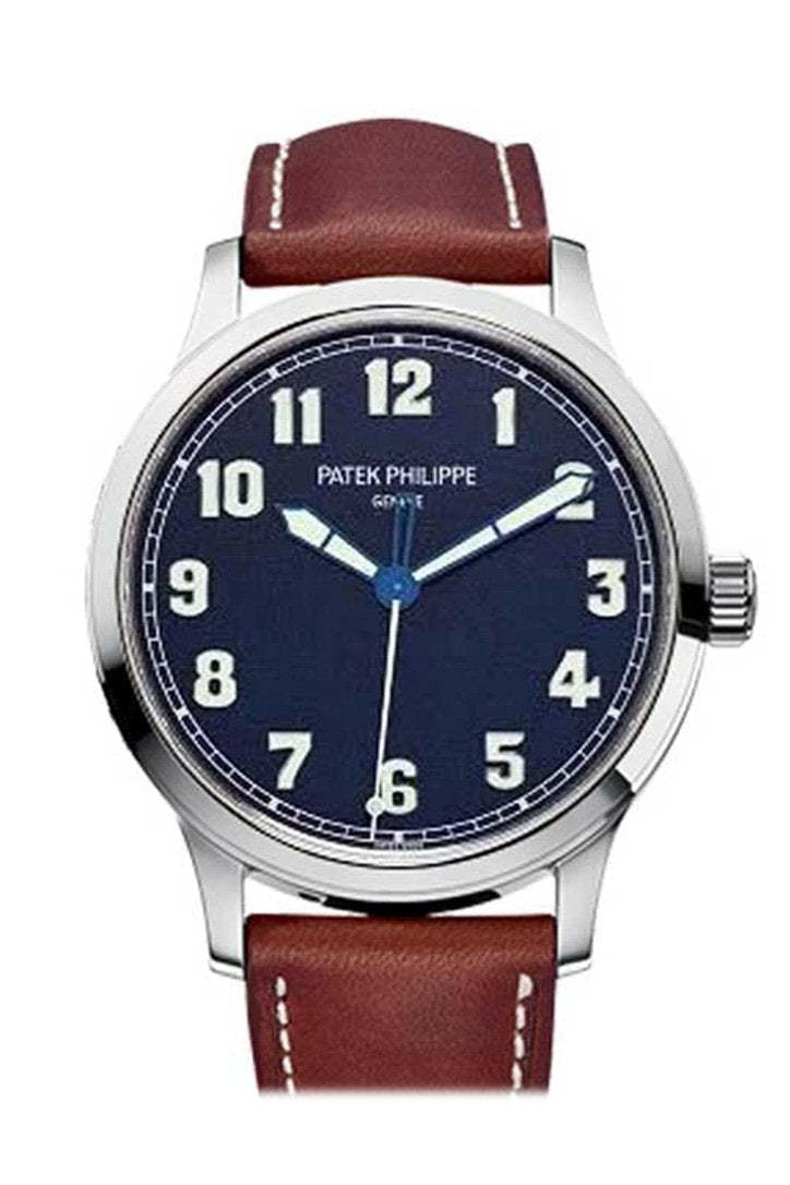 Patek Philippe Complications Calatrava Pilot Blue Dial Steel Men's Watch 5522A-001 1