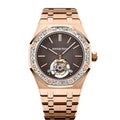 Audemars Piguet Royal Oak Tourbillon Extra-Thin 18K Pink Gold & Diamonds Men's Watch 1