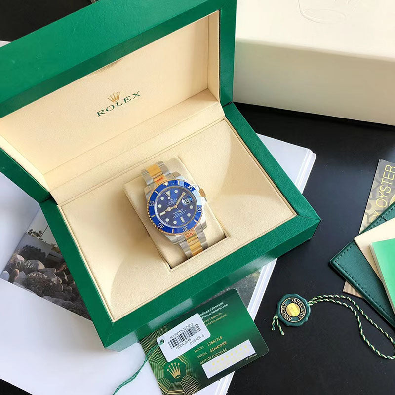 Submariner 126613LB 40mm Two Tone Oyster Bracelet Blue Dial Watch 4