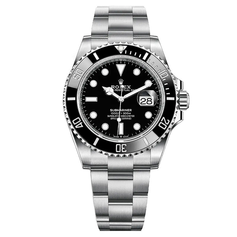 Submariner 126610LN 41mm Black Bezel Black Dial Watch 1