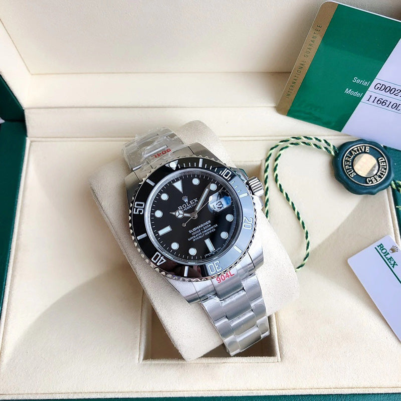 Submariner 126610LN 41mm Black Bezel Black Dial Watch 4