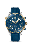 Seamaster Diver 300m CHRONOGRAPH yellow gold Blue 44mm 1