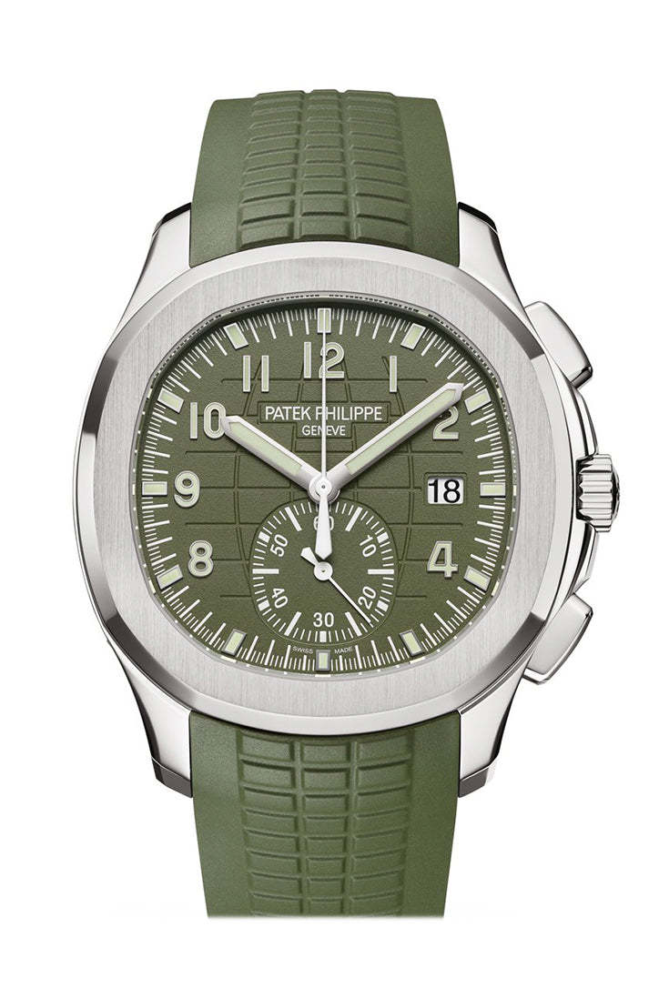 Patek Philippe Aquanaut Khaki Green Dial Watch 5168G-010 1