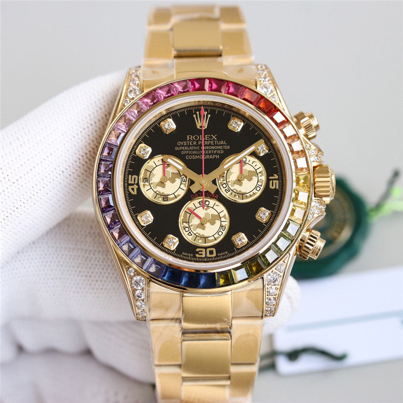 Cosmograph Daytona 116598 RBOW Diamond Yellow Gold Stainless Steel 40mm 2