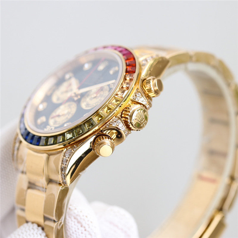 Cosmograph Daytona 116598 RBOW Diamond Yellow Gold Stainless Steel 40mm 7