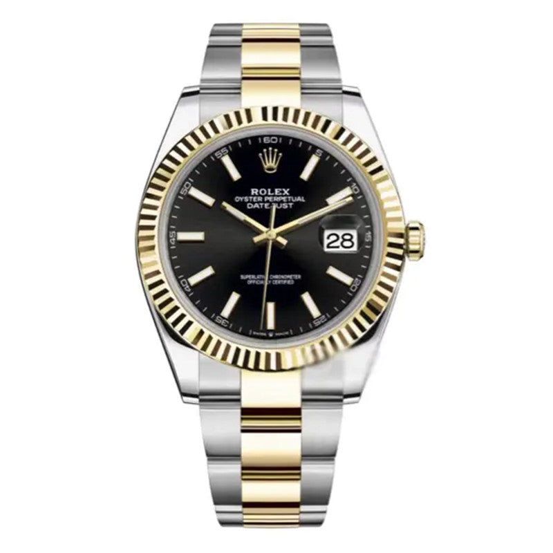 Datejust 126334 Black Dial Fluted Bezel Oyster Bracelet 41mm&36mm 6