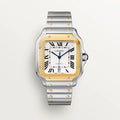 Cartier Santos Stainless Steel & 18K Yellow Gold Men’s Watch, W2SA0006 1