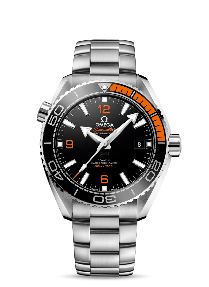 PLANET OCEAN 600M Black / Orange 43.5mm 1