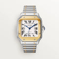 Cartier Santos Stainless Steel & Yellow Gold Unisex Watch, W2SA0007 1
