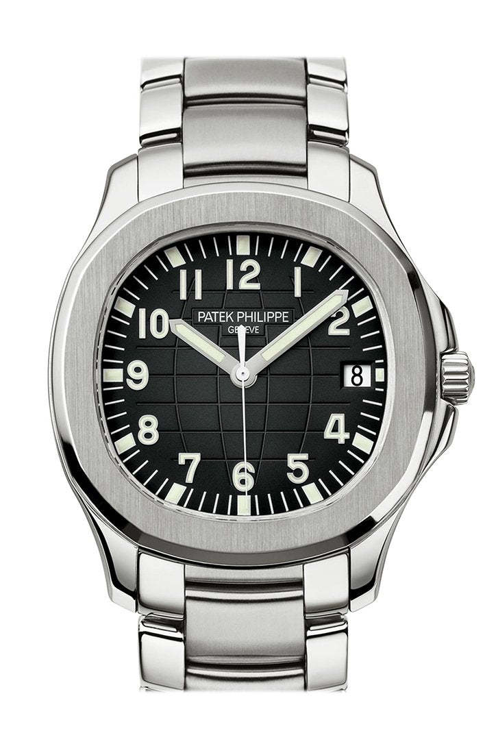 Patek Philippe Aquanaut Black Dial Stainless Steel Automatic Men's Watch 5167-1A 5167/1A 2