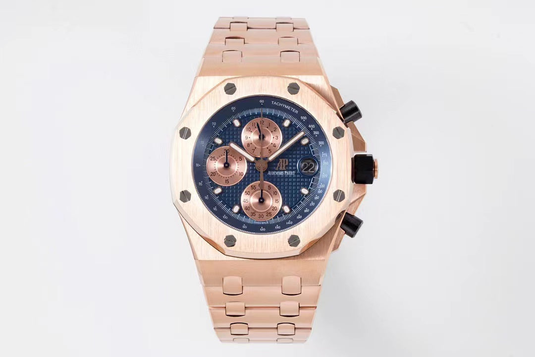 OFFSHORE Pink Gold Blue Dial CHRONOGRAPH 42mm 1