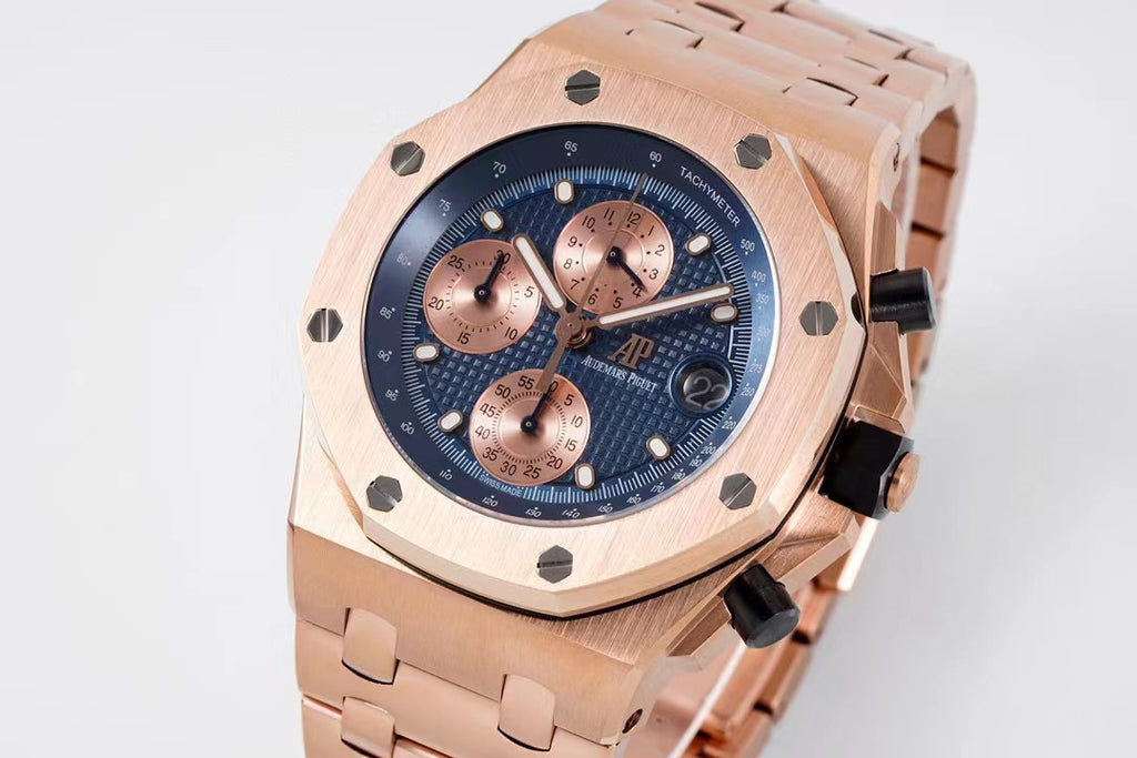 OFFSHORE Pink Gold Blue Dial CHRONOGRAPH 42mm 2
