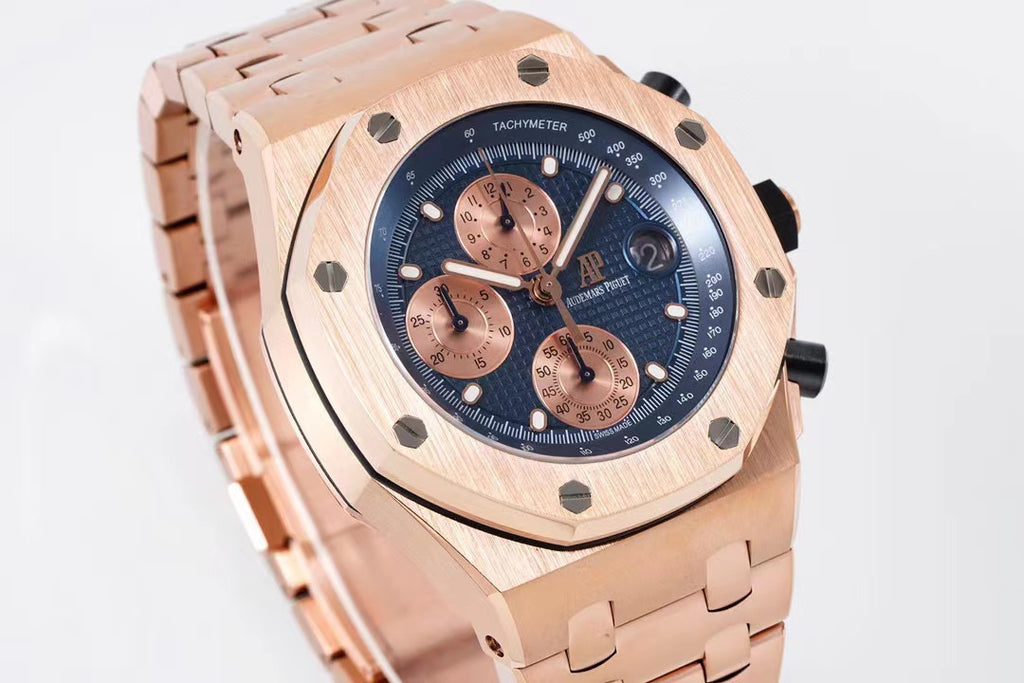 OFFSHORE Pink Gold Blue Dial CHRONOGRAPH 42mm 3
