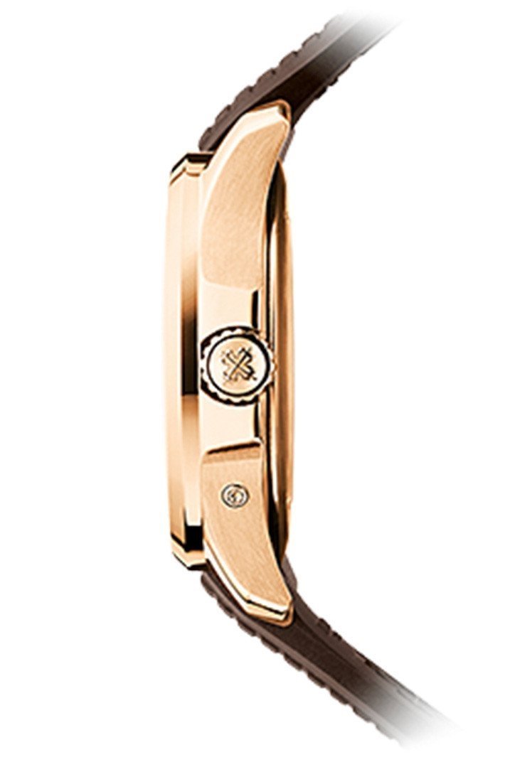 Patek Philippe Aquanaut Brown Embossed Arabic Dial Rose Gold Composite Men's Watch 5164R-001 3