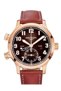 Patek Philippe Complications Calatrava Pilot Travel Time Brown Sunburst Dial Automatic Ladies Watch 1