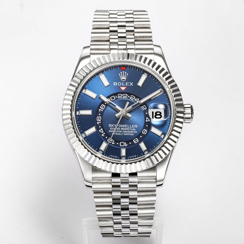 Sky Dweller 326938 42mm Blue Index Watch 1