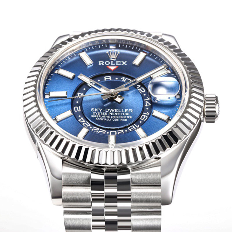 Sky Dweller 326938 42mm Blue Index Watch 5
