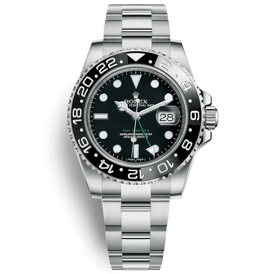 GMT-Master II 116710LN 40mm Stainless Steel Black Dial Watch 1