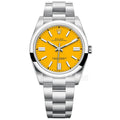 Oyster Perpetual 124300 41mm&36mm Yellow Dial 1