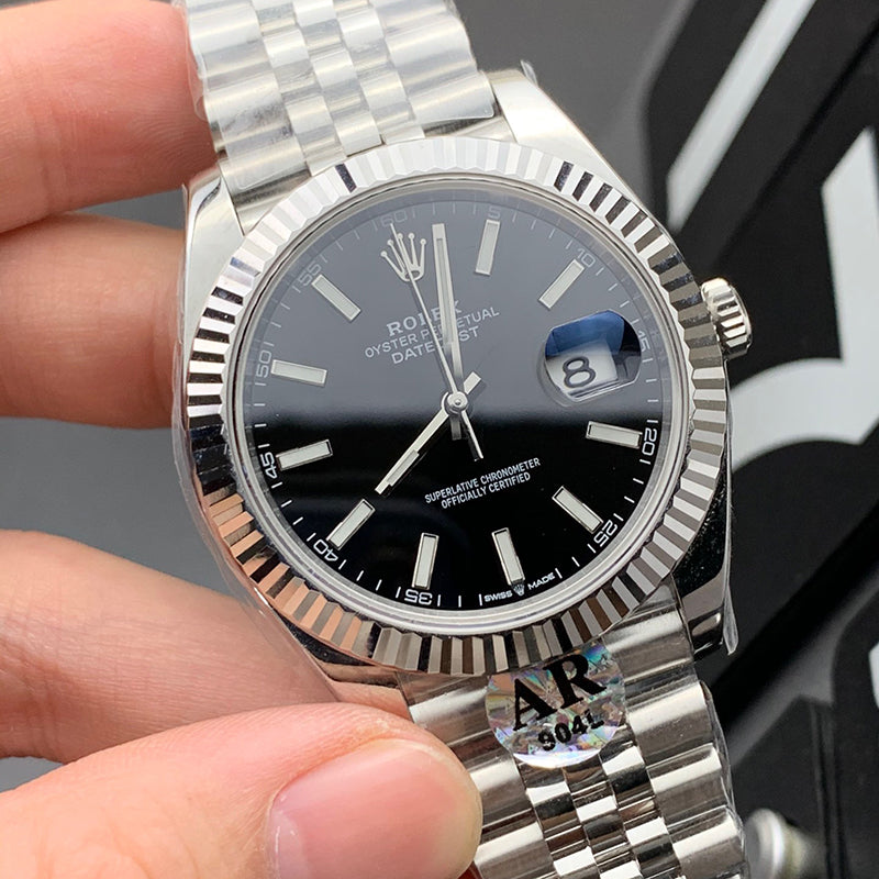 Datejust 126334 Black Dial 41mm&36mm Watch 3