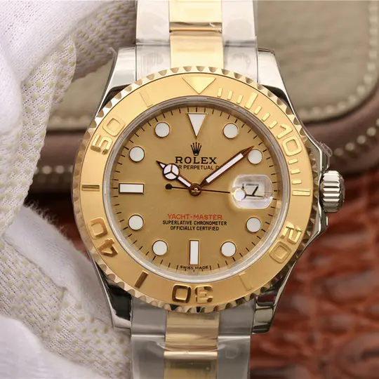 Yacht Master 16623 Gold Stainless Steel and Gold Watch 40mm 1