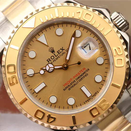 Yacht Master 16623 Gold Stainless Steel and Gold Watch 40mm 3