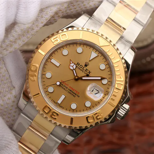 Yacht Master 16623 Gold Stainless Steel and Gold Watch 40mm 5