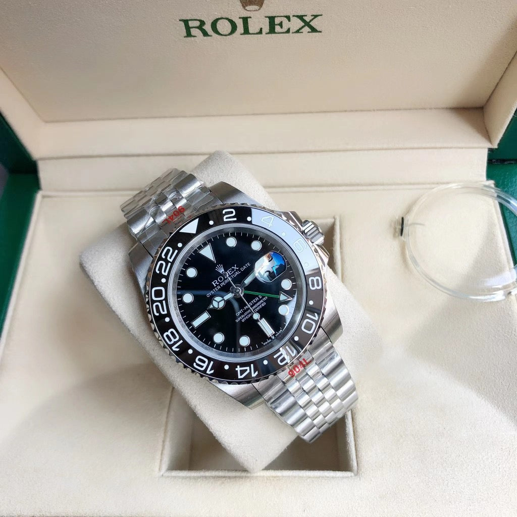 GMT-Master II 116710 40mm Stainless Steel Black Dial Watch 3