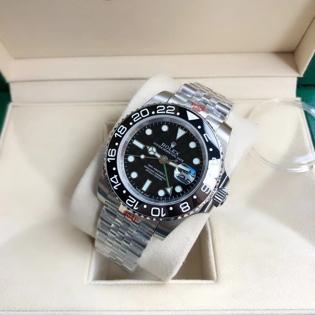GMT-Master II 116710 40mm Stainless Steel Black Dial Watch 4
