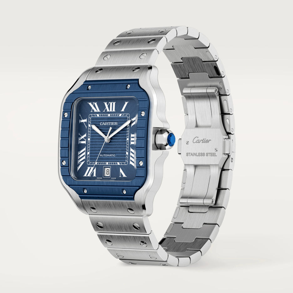 Cartier Santos Stainless Steel & PVD Men’s Watch, WSSA0048 3
