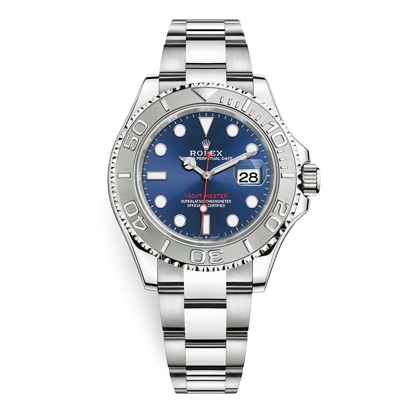 Yacht Master 116622 Blue Silver 40mm Watch 1