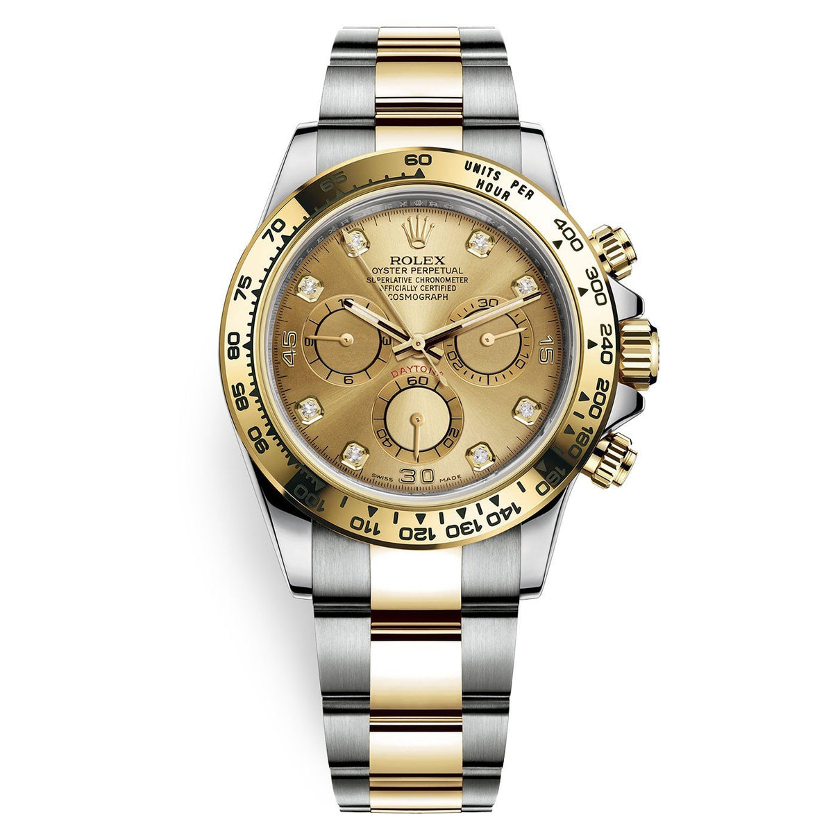 Cosmograph Daytona 116503 Champagne Diamond Oyster 40mm 1