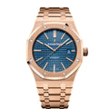 Audemars Piguet Royal Oak Self Winding with Blue Dial 41mm 18k Rose Gold Watch 15400OR.OO.1220OR.03 1