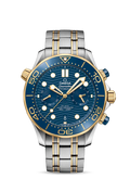 Seamaster Diver 300m CHRONOGRAPH yellow gold Blue 44mm 1