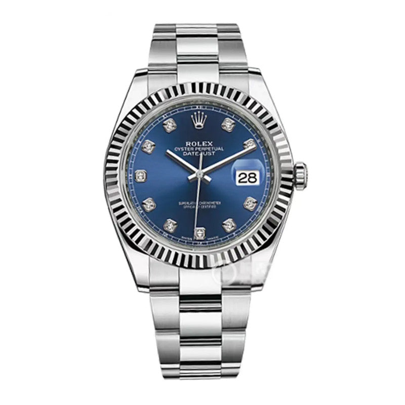 Datejust 126334-0015 Diamond Blue Dial 41mm&36mm Watch 1