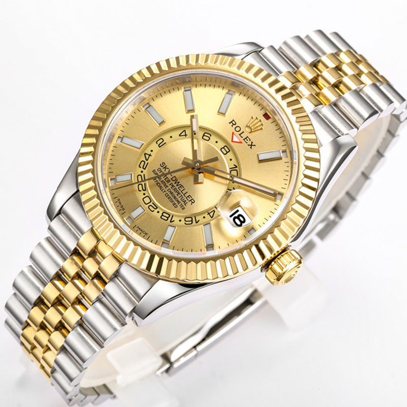 Sky Dweller 326938 42mm Gold Index Dial Watch 3