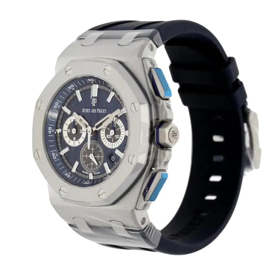 Audemars Piguet Royal Oak Offshore Titanium Blue 42MM Watch 2