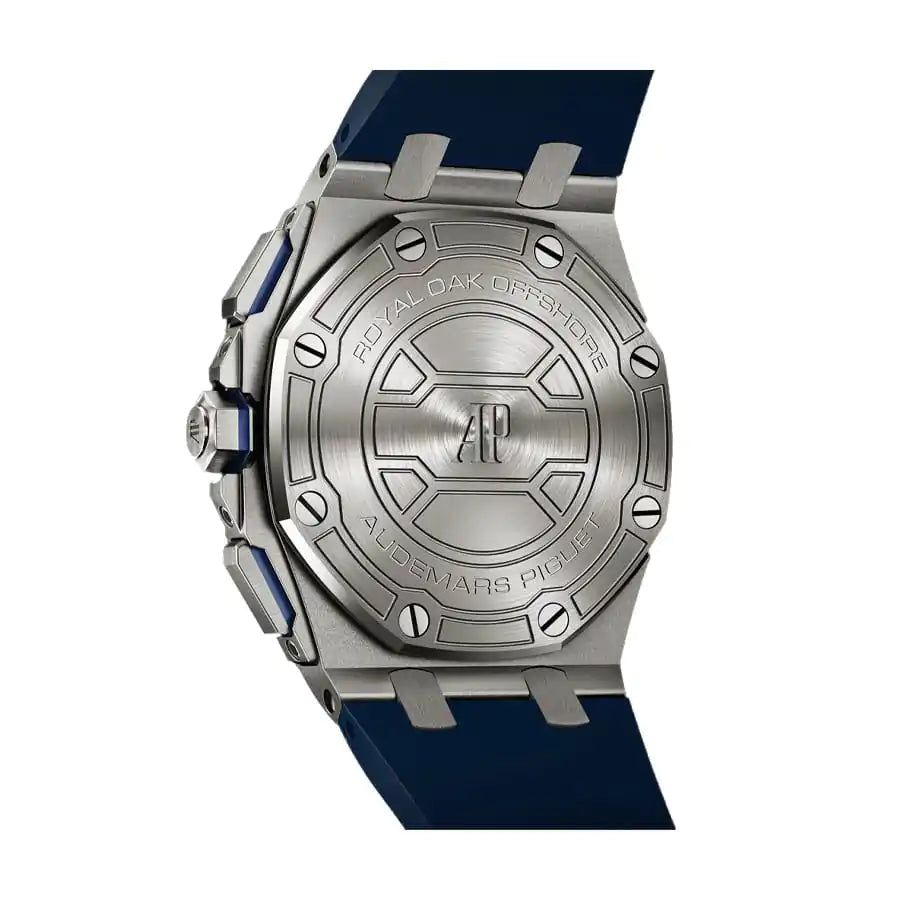 Audemars Piguet Royal Oak Offshore Titanium Blue 42MM Watch 3