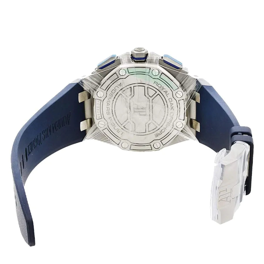 Audemars Piguet Royal Oak Offshore Titanium Blue 42MM Watch 4
