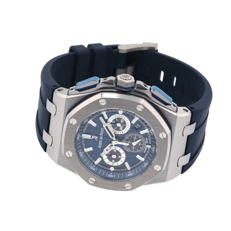 Audemars Piguet Royal Oak Offshore Titanium Blue 42MM Watch 5