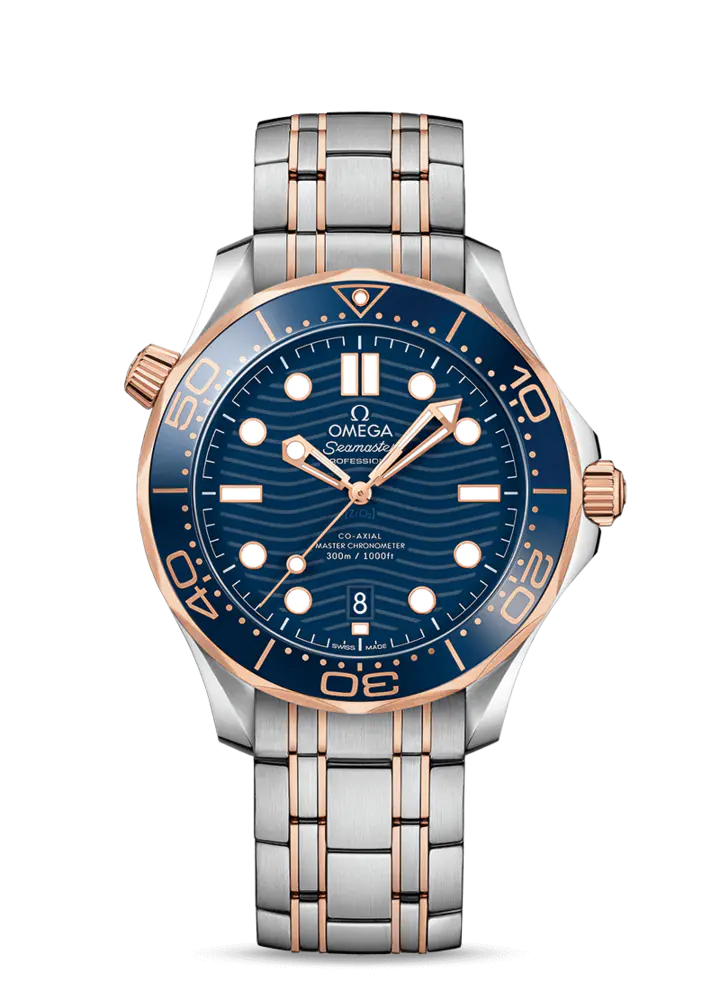 Seamaster Diver 300m Blue Sedna™ Gold 42mm 1