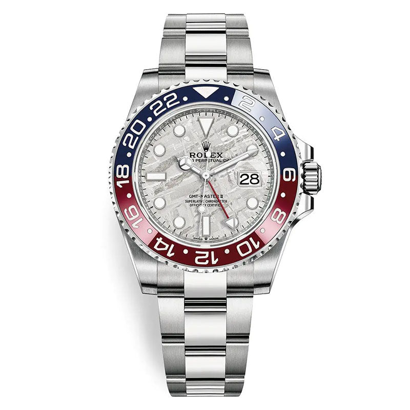 GMT-Master II 126719BLRO Pepsi 40mm White Meteorite Dial Watch 1